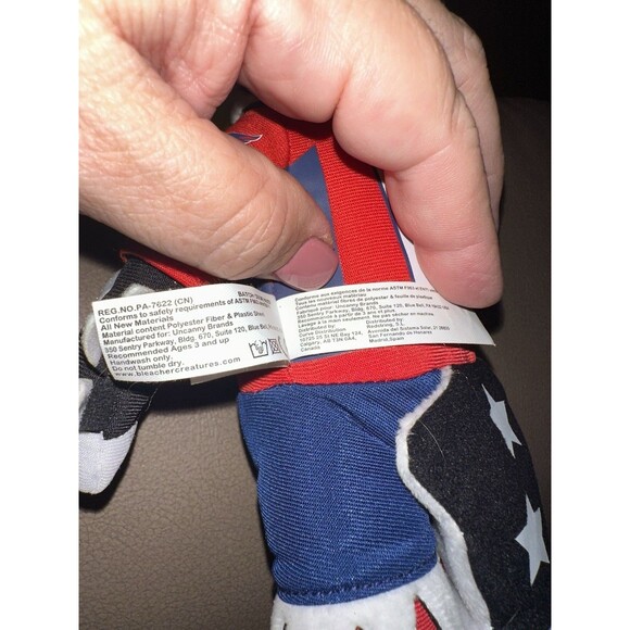 Washington Capitals NHL Slapshot Mascot 10" Plush Bleacher Creatures - Picture 10 of 10